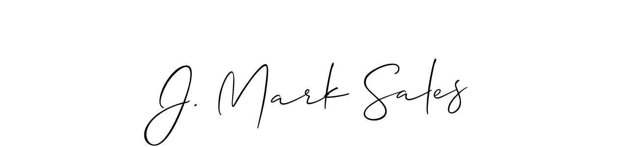 How to Draw J. Mark Sales signature style? Allison_Script is a latest design signature styles for name J. Mark Sales. J. Mark Sales signature style 2 images and pictures png