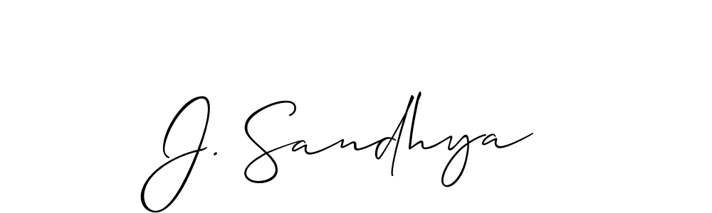 Here are the top 10 professional signature styles for the name J. Sandhya. These are the best autograph styles you can use for your name. J. Sandhya signature style 2 images and pictures png