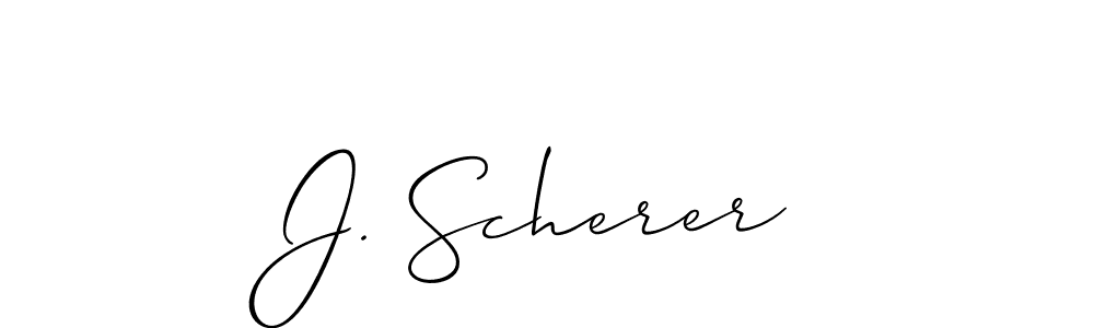 This is the best signature style for the J. Scherer name. Also you like these signature font (Allison_Script). Mix name signature. J. Scherer signature style 2 images and pictures png