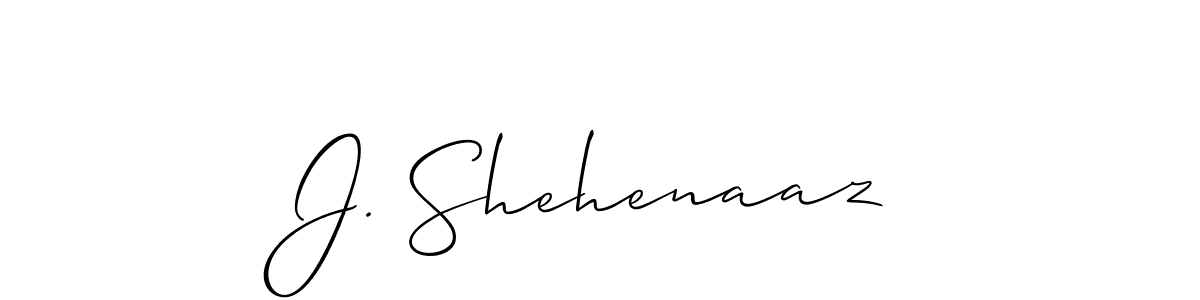 Once you've used our free online signature maker to create your best signature Allison_Script style, it's time to enjoy all of the benefits that J. Shehenaaz name signing documents. J. Shehenaaz signature style 2 images and pictures png