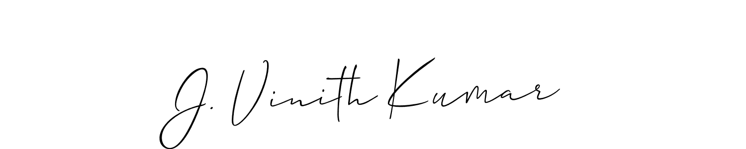See photos of J. Vinith Kumar official signature by Spectra . Check more albums & portfolios. Read reviews & check more about Allison_Script font. J. Vinith Kumar signature style 2 images and pictures png