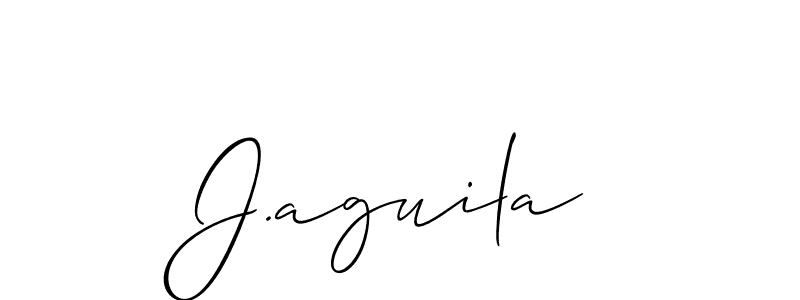 This is the best signature style for the J.aguila name. Also you like these signature font (Allison_Script). Mix name signature. J.aguila signature style 2 images and pictures png