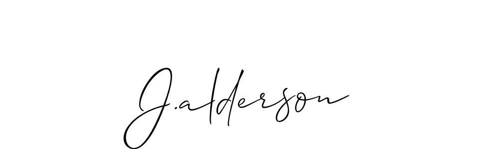 Best and Professional Signature Style for J.alderson. Allison_Script Best Signature Style Collection. J.alderson signature style 2 images and pictures png