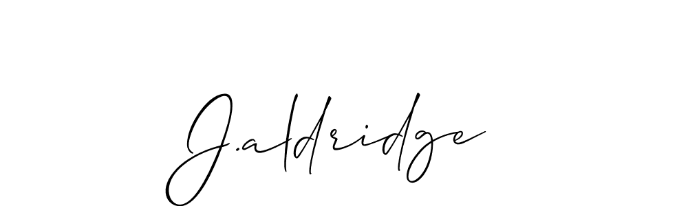 Make a beautiful signature design for name J.aldridge. Use this online signature maker to create a handwritten signature for free. J.aldridge signature style 2 images and pictures png