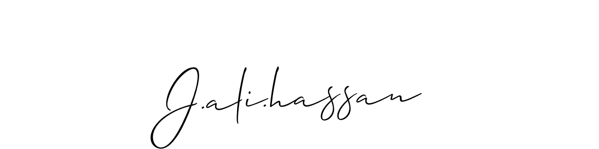 Best and Professional Signature Style for J.ali.hassan. Allison_Script Best Signature Style Collection. J.ali.hassan signature style 2 images and pictures png