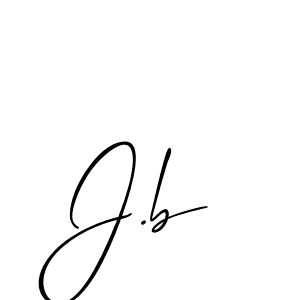 How to Draw J.b signature style? Allison_Script is a latest design signature styles for name J.b. J.b signature style 2 images and pictures png