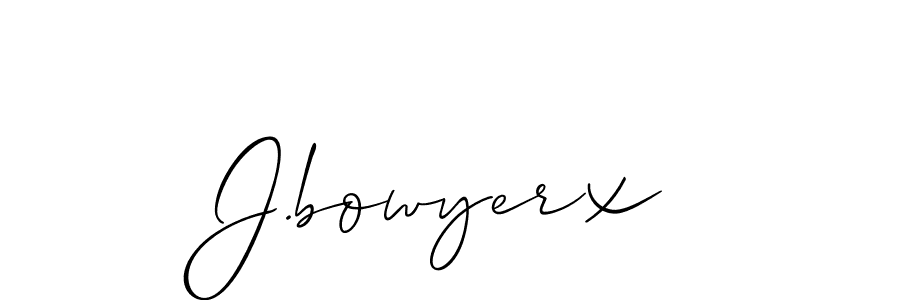 Best and Professional Signature Style for J.bowyerx. Allison_Script Best Signature Style Collection. J.bowyerx signature style 2 images and pictures png