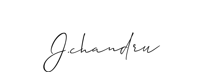 Also You can easily find your signature by using the search form. We will create J.chandru name handwritten signature images for you free of cost using Allison_Script sign style. J.chandru signature style 2 images and pictures png