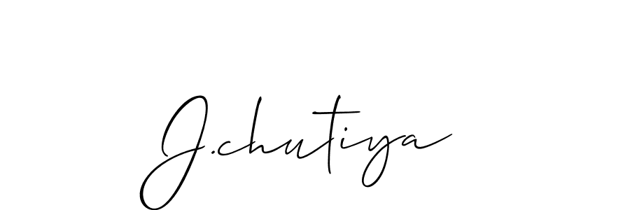 Make a beautiful signature design for name J.chutiya. Use this online signature maker to create a handwritten signature for free. J.chutiya signature style 2 images and pictures png