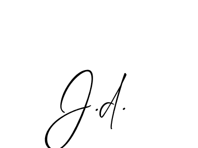 Make a beautiful signature design for name J.d.. Use this online signature maker to create a handwritten signature for free. J.d. signature style 2 images and pictures png