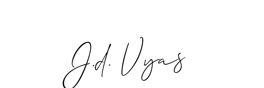 This is the best signature style for the J.d. Vyas name. Also you like these signature font (Allison_Script). Mix name signature. J.d. Vyas signature style 2 images and pictures png