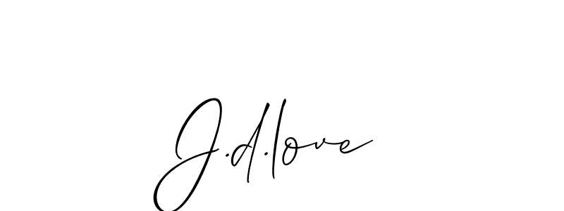 Check out images of Autograph of J.d.love name. Actor J.d.love Signature Style. Allison_Script is a professional sign style online. J.d.love signature style 2 images and pictures png