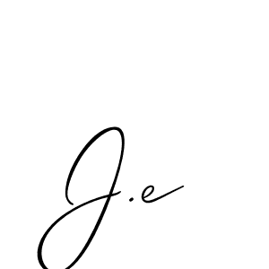 Once you've used our free online signature maker to create your best signature Allison_Script style, it's time to enjoy all of the benefits that J.e name signing documents. J.e signature style 2 images and pictures png