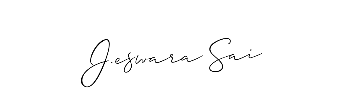 Make a beautiful signature design for name J.eswara Sai. Use this online signature maker to create a handwritten signature for free. J.eswara Sai signature style 2 images and pictures png
