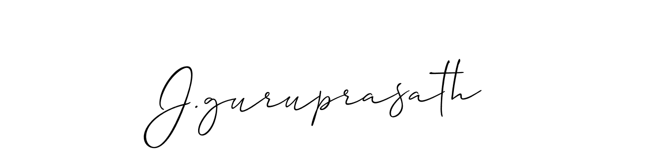 Make a beautiful signature design for name J.guruprasath. Use this online signature maker to create a handwritten signature for free. J.guruprasath signature style 2 images and pictures png