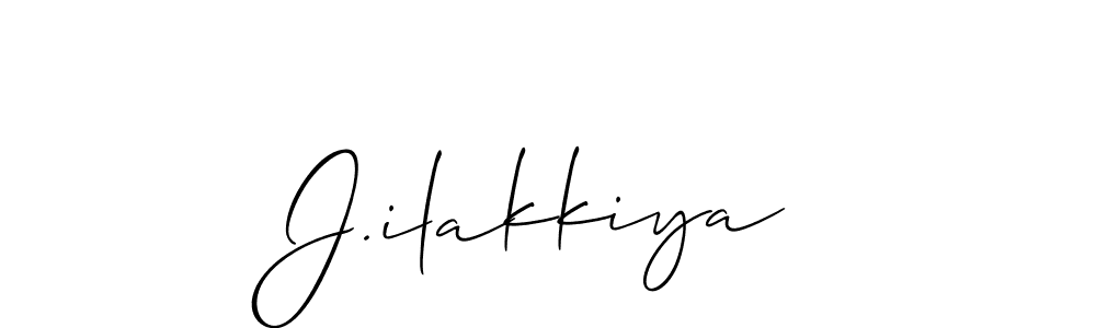 Check out images of Autograph of J.ilakkiya name. Actor J.ilakkiya Signature Style. Allison_Script is a professional sign style online. J.ilakkiya signature style 2 images and pictures png