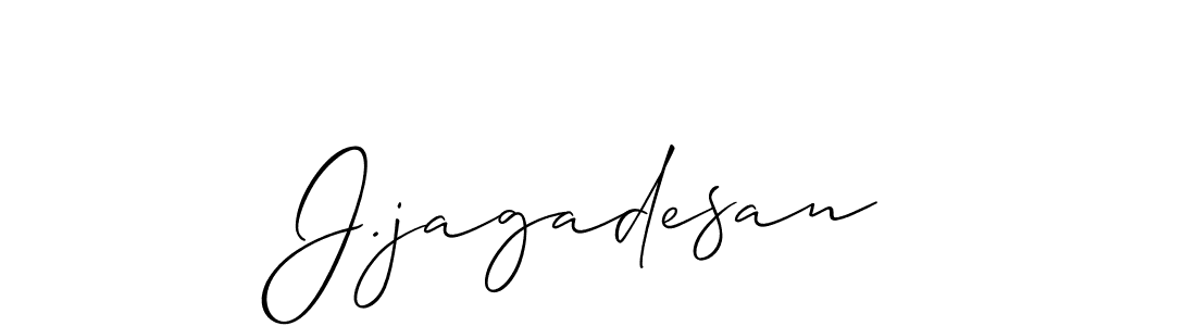 J.jagadesan stylish signature style. Best Handwritten Sign (Allison_Script) for my name. Handwritten Signature Collection Ideas for my name J.jagadesan. J.jagadesan signature style 2 images and pictures png