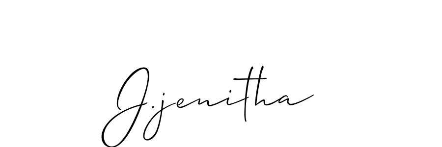 Also You can easily find your signature by using the search form. We will create J.jenitha name handwritten signature images for you free of cost using Allison_Script sign style. J.jenitha signature style 2 images and pictures png