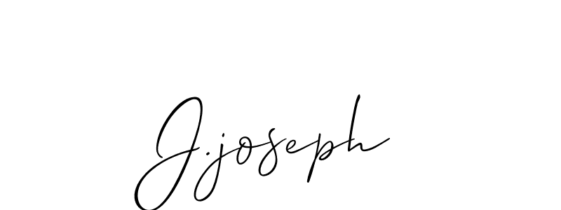 Best and Professional Signature Style for J.joseph. Allison_Script Best Signature Style Collection. J.joseph signature style 2 images and pictures png