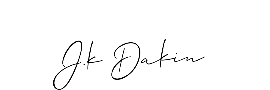 Check out images of Autograph of J.k Dakin name. Actor J.k Dakin Signature Style. Allison_Script is a professional sign style online. J.k Dakin signature style 2 images and pictures png