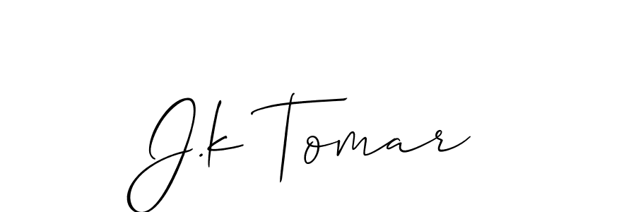 Make a beautiful signature design for name J.k Tomar. Use this online signature maker to create a handwritten signature for free. J.k Tomar signature style 2 images and pictures png