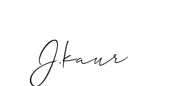 Make a beautiful signature design for name J.kaur. Use this online signature maker to create a handwritten signature for free. J.kaur signature style 2 images and pictures png