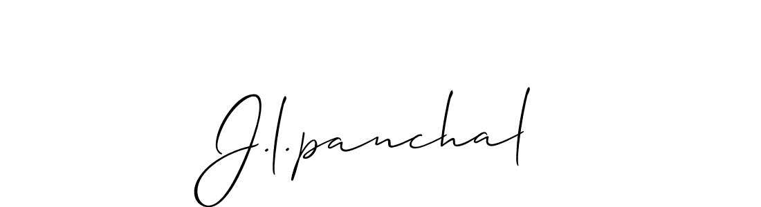 Make a beautiful signature design for name J.l.panchal. Use this online signature maker to create a handwritten signature for free. J.l.panchal signature style 2 images and pictures png