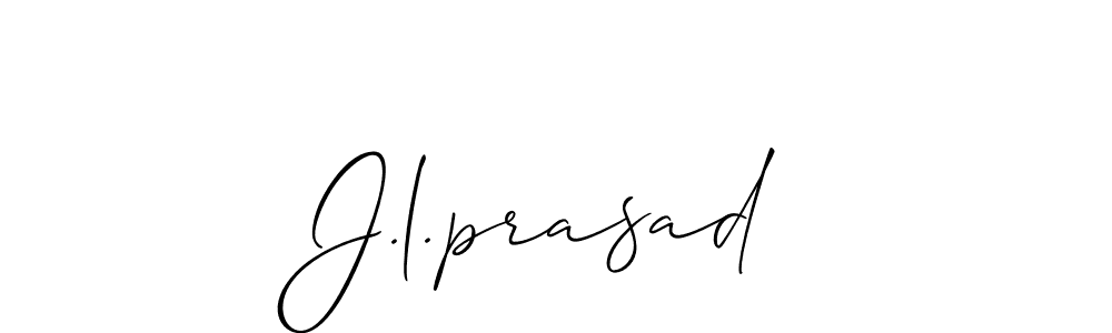 Make a beautiful signature design for name J.l.prasad. Use this online signature maker to create a handwritten signature for free. J.l.prasad signature style 2 images and pictures png