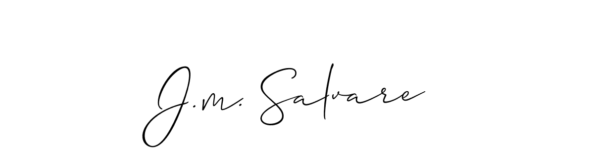 Make a beautiful signature design for name J.m. Salvare. Use this online signature maker to create a handwritten signature for free. J.m. Salvare signature style 2 images and pictures png