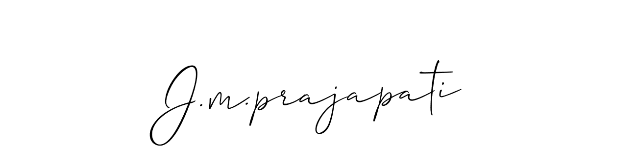 Make a beautiful signature design for name J.m.prajapati. Use this online signature maker to create a handwritten signature for free. J.m.prajapati signature style 2 images and pictures png
