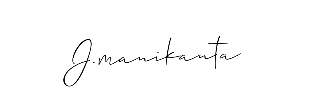 Make a short J.manikanta signature style. Manage your documents anywhere anytime using Allison_Script. Create and add eSignatures, submit forms, share and send files easily. J.manikanta signature style 2 images and pictures png