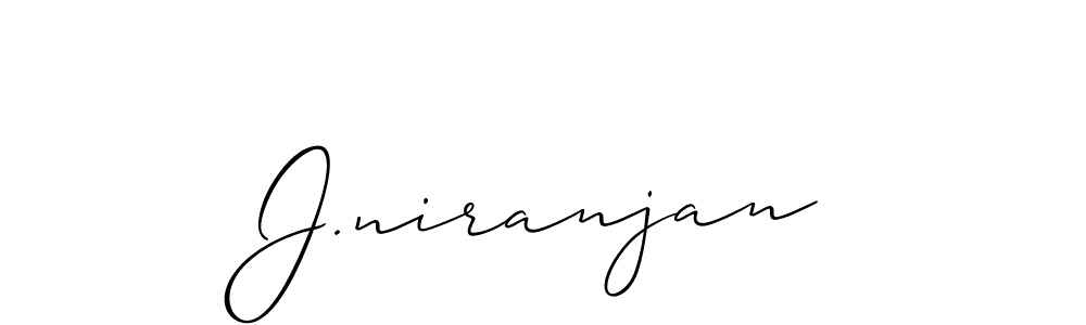 Make a beautiful signature design for name J.niranjan. Use this online signature maker to create a handwritten signature for free. J.niranjan signature style 2 images and pictures png