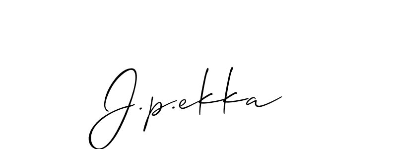 See photos of J.p.ekka official signature by Spectra . Check more albums & portfolios. Read reviews & check more about Allison_Script font. J.p.ekka signature style 2 images and pictures png