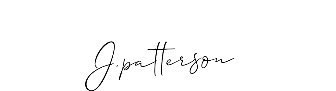How to Draw J.patterson signature style? Allison_Script is a latest design signature styles for name J.patterson. J.patterson signature style 2 images and pictures png