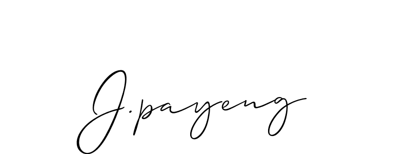 Best and Professional Signature Style for J.payeng. Allison_Script Best Signature Style Collection. J.payeng signature style 2 images and pictures png