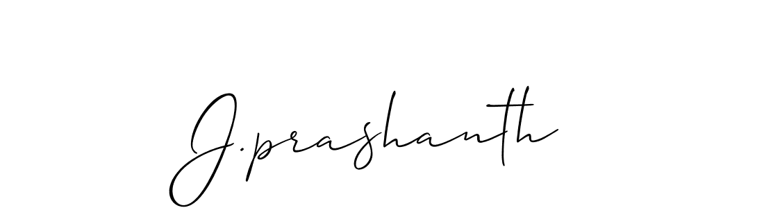 J.prashanth stylish signature style. Best Handwritten Sign (Allison_Script) for my name. Handwritten Signature Collection Ideas for my name J.prashanth. J.prashanth signature style 2 images and pictures png