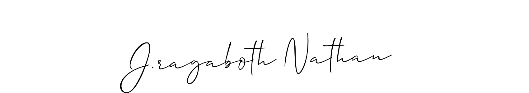 Once you've used our free online signature maker to create your best signature Allison_Script style, it's time to enjoy all of the benefits that J.ragaboth Nathan name signing documents. J.ragaboth Nathan signature style 2 images and pictures png