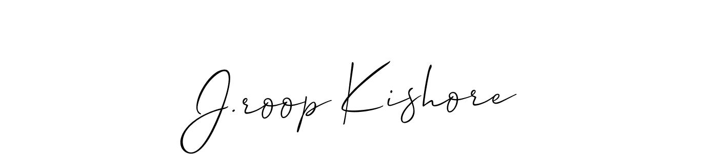 Similarly Allison_Script is the best handwritten signature design. Signature creator online .You can use it as an online autograph creator for name J.roop Kishore. J.roop Kishore signature style 2 images and pictures png