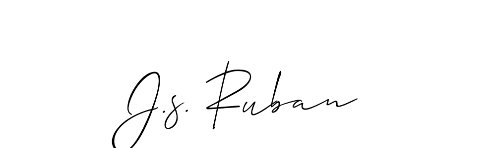 You can use this online signature creator to create a handwritten signature for the name J.s. Ruban. This is the best online autograph maker. J.s. Ruban signature style 2 images and pictures png