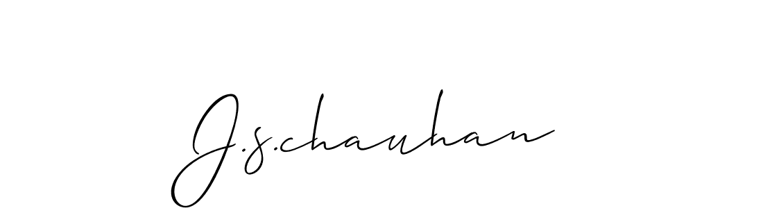 Best and Professional Signature Style for J.s.chauhan. Allison_Script Best Signature Style Collection. J.s.chauhan signature style 2 images and pictures png