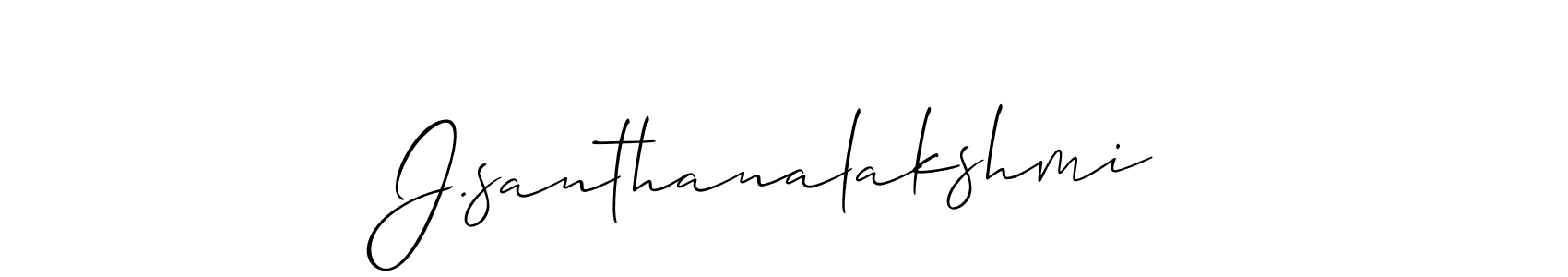 Once you've used our free online signature maker to create your best signature Allison_Script style, it's time to enjoy all of the benefits that J.santhanalakshmi name signing documents. J.santhanalakshmi signature style 2 images and pictures png