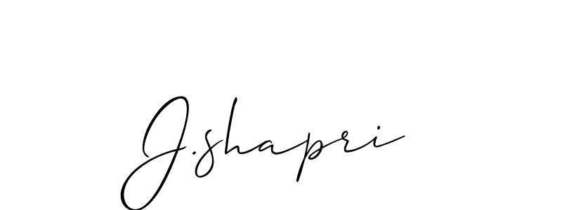 Make a beautiful signature design for name J.shapri. Use this online signature maker to create a handwritten signature for free. J.shapri signature style 2 images and pictures png