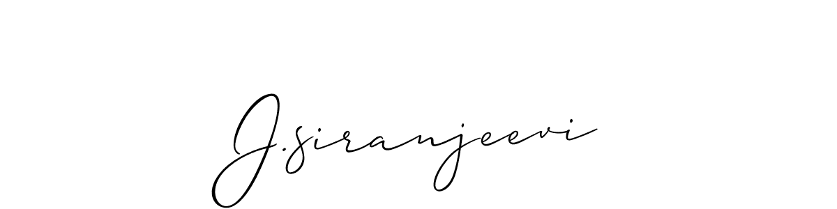 Once you've used our free online signature maker to create your best signature Allison_Script style, it's time to enjoy all of the benefits that J.siranjeevi name signing documents. J.siranjeevi signature style 2 images and pictures png