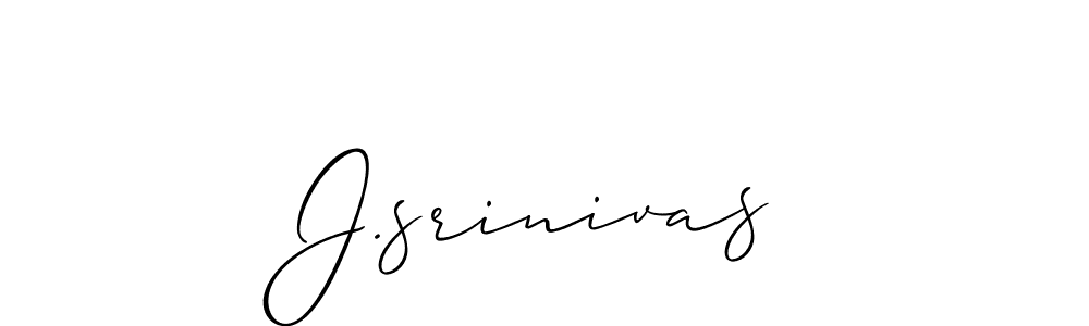 Also we have J.srinivas name is the best signature style. Create professional handwritten signature collection using Allison_Script autograph style. J.srinivas signature style 2 images and pictures png