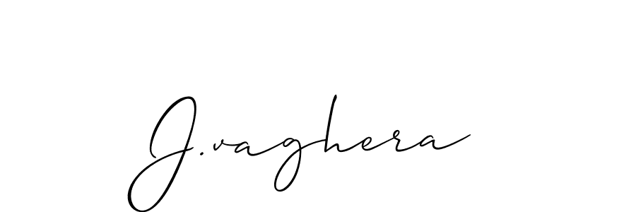 Best and Professional Signature Style for J.vaghera. Allison_Script Best Signature Style Collection. J.vaghera signature style 2 images and pictures png
