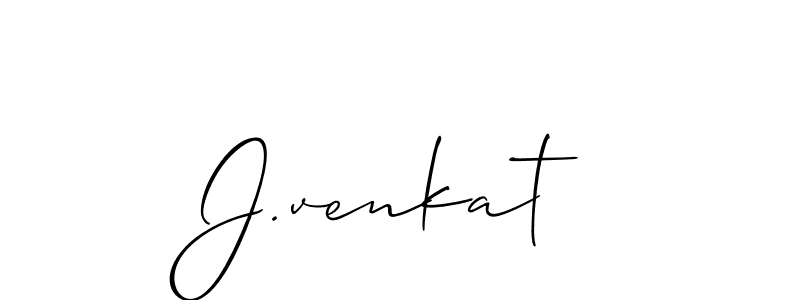 This is the best signature style for the J.venkat name. Also you like these signature font (Allison_Script). Mix name signature. J.venkat signature style 2 images and pictures png