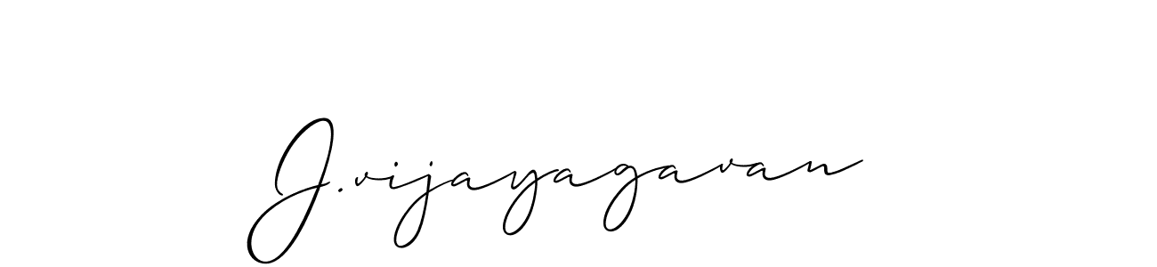 if you are searching for the best signature style for your name J.vijayagavan. so please give up your signature search. here we have designed multiple signature styles  using Allison_Script. J.vijayagavan signature style 2 images and pictures png