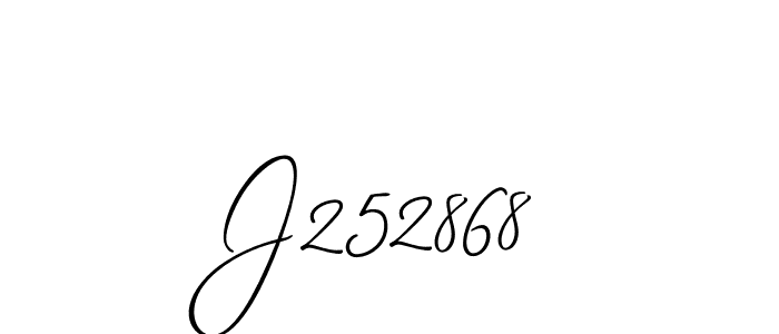 Make a beautiful signature design for name J252868. Use this online signature maker to create a handwritten signature for free. J252868 signature style 2 images and pictures png