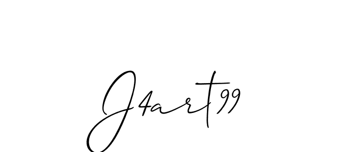 You should practise on your own different ways (Allison_Script) to write your name (J4art99) in signature. don't let someone else do it for you. J4art99 signature style 2 images and pictures png