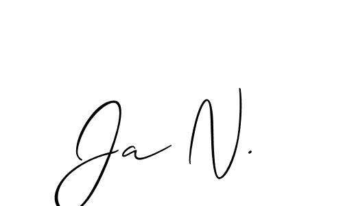 Check out images of Autograph of Ja N. name. Actor Ja N. Signature Style. Allison_Script is a professional sign style online. Ja N. signature style 2 images and pictures png